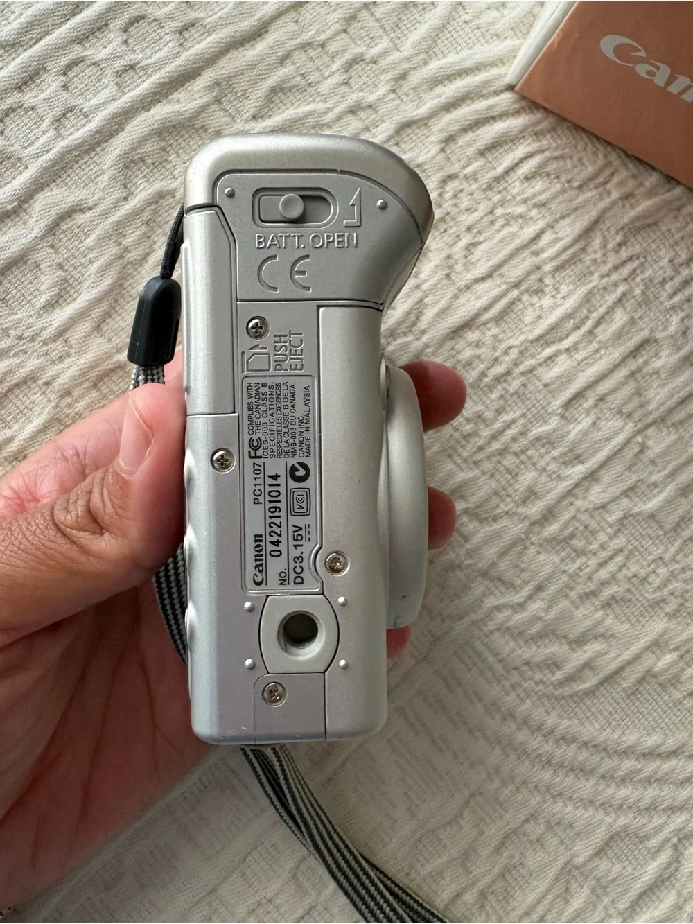 Canon Silver PowerShot A510 Compact Digital Camera with Wrist Strap
